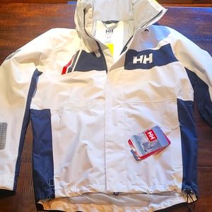 Helly Hansen Men's Newport Inshore Sailing Jacket. White.